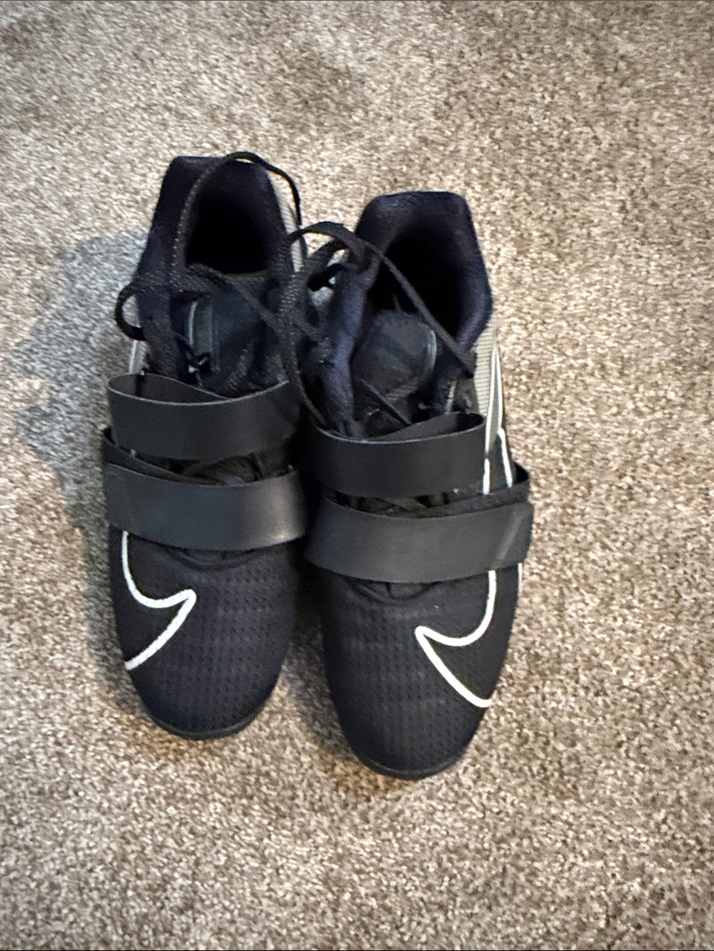 Nike Romaleos Black weight lifting  Shoes size 7.5 US
